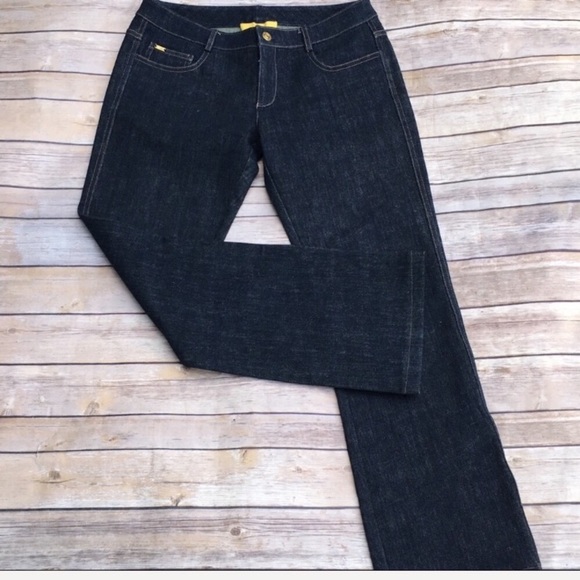 ST JOHN studded pocket dark bootcut jeans - Picture 7 of 8